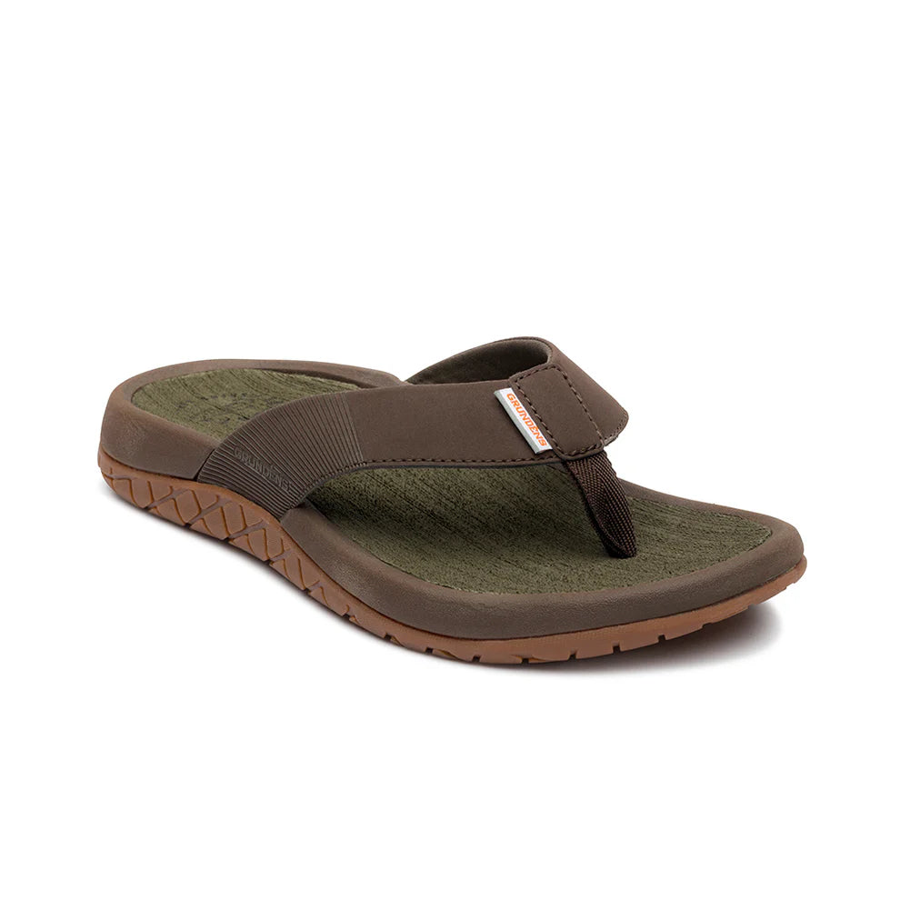 Grundens Fishfinder Sandal, Dark Brown