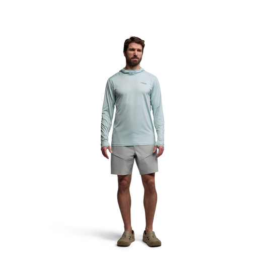 Sitka Riptide Short 8", Granite, view 2