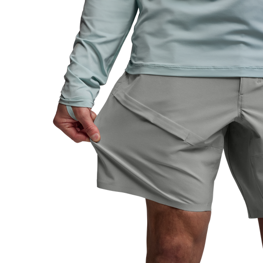 Sitka Riptide Short 8", Granite, view 4