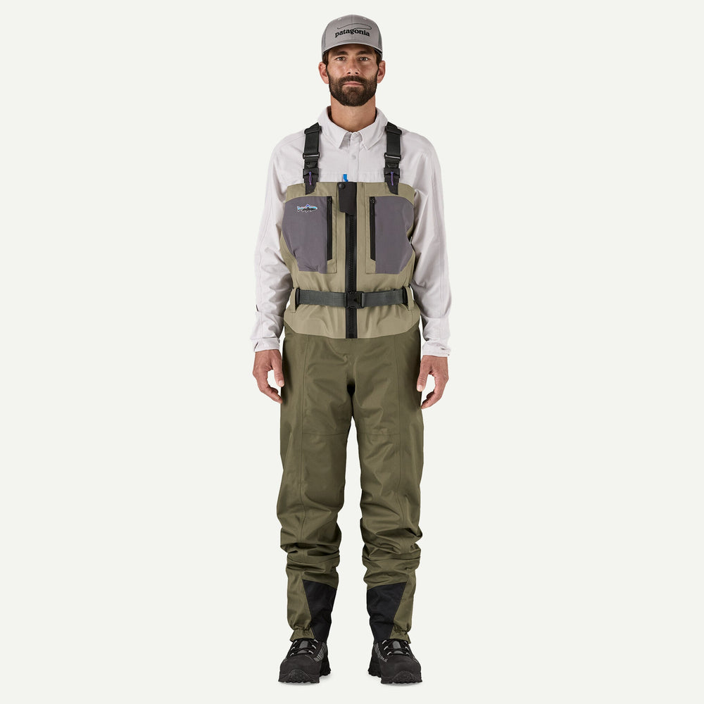 Patagonia Men's Swiftcurrent Traverse Zip Front Waders, Rvgn