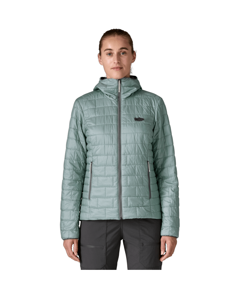 Patagonia Women's Nano Puff Fitz Roy Trout Hoody, view 2
