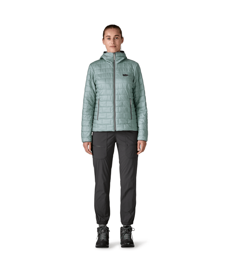 Patagonia Women's Nano Puff Fitz Roy Trout Hoody, view 4