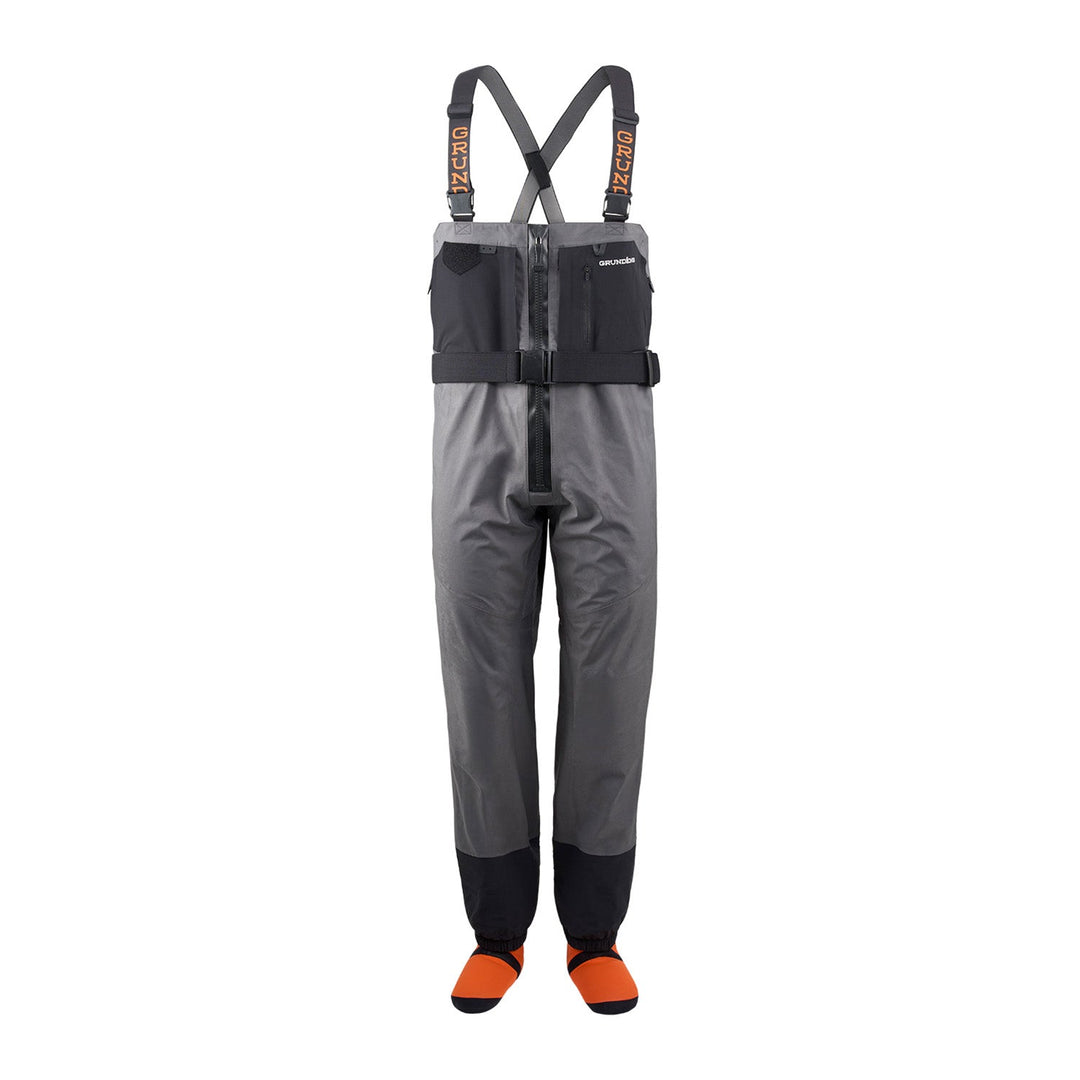 Grundens Men's Vector Zip Stockingfoot Wader, view 4