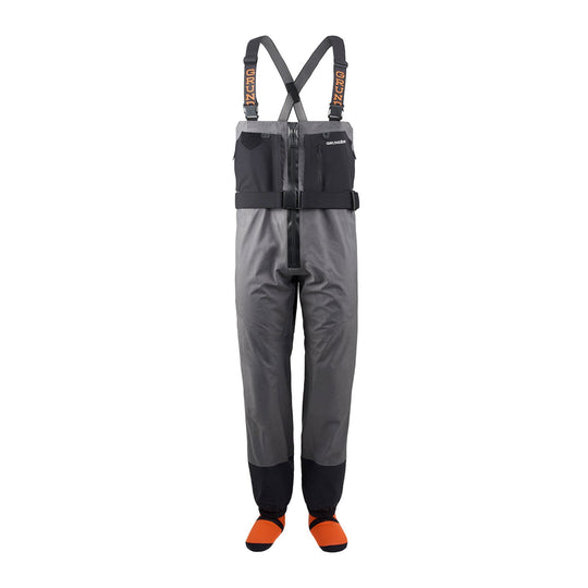 Grundens Men's Vector Zip Stockingfoot Wader, view 4