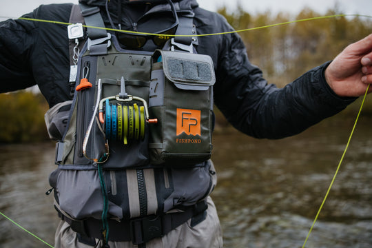 Fishpond Stormshadow Chest Pack, worn
