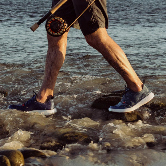 Grundens CrossCurrent Boat Shoe, Alt Rollover Pdp