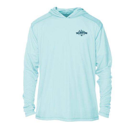 Tailwaters Fly Fishing Kids Classic Logo Sunshirt, front view
