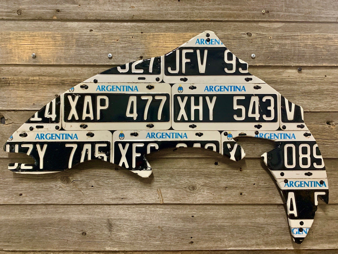 Cody's Fish Argentina Trout License Plate Art