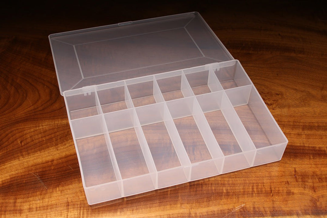 Hareline 12 Compartment Box 6 Small 6 Large