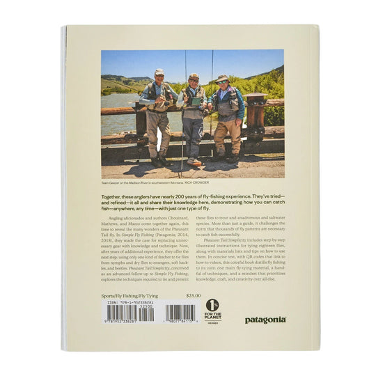Patagonia Pheasant Tail Simplicity by Yvon Chouinard, back view