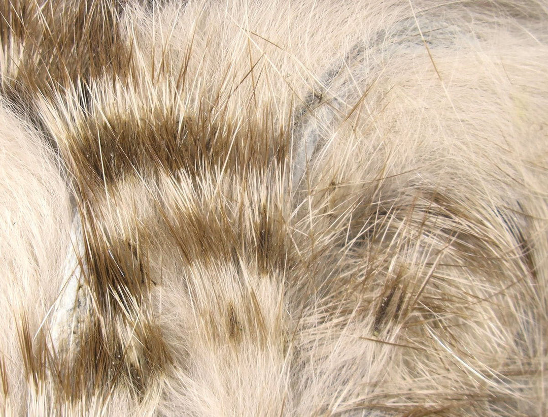 Hareline Brown Barred Magnum Rabbit Strips