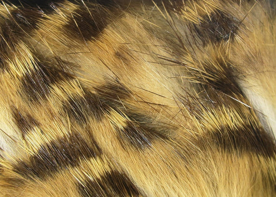 Hareline Brown Barred Magnum Rabbit Strips, view 2