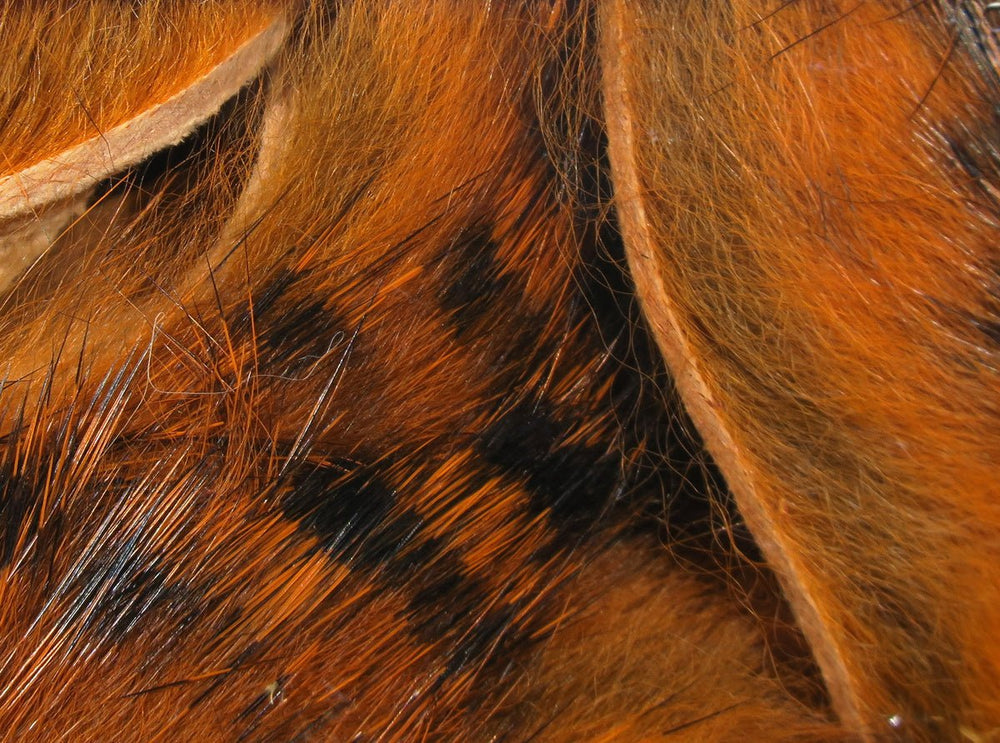 Hareline Black Barred Magnum Rabbit Strips, view 2