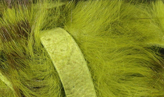 Hareline Brown Barred Magnum Rabbit Strips, view 3