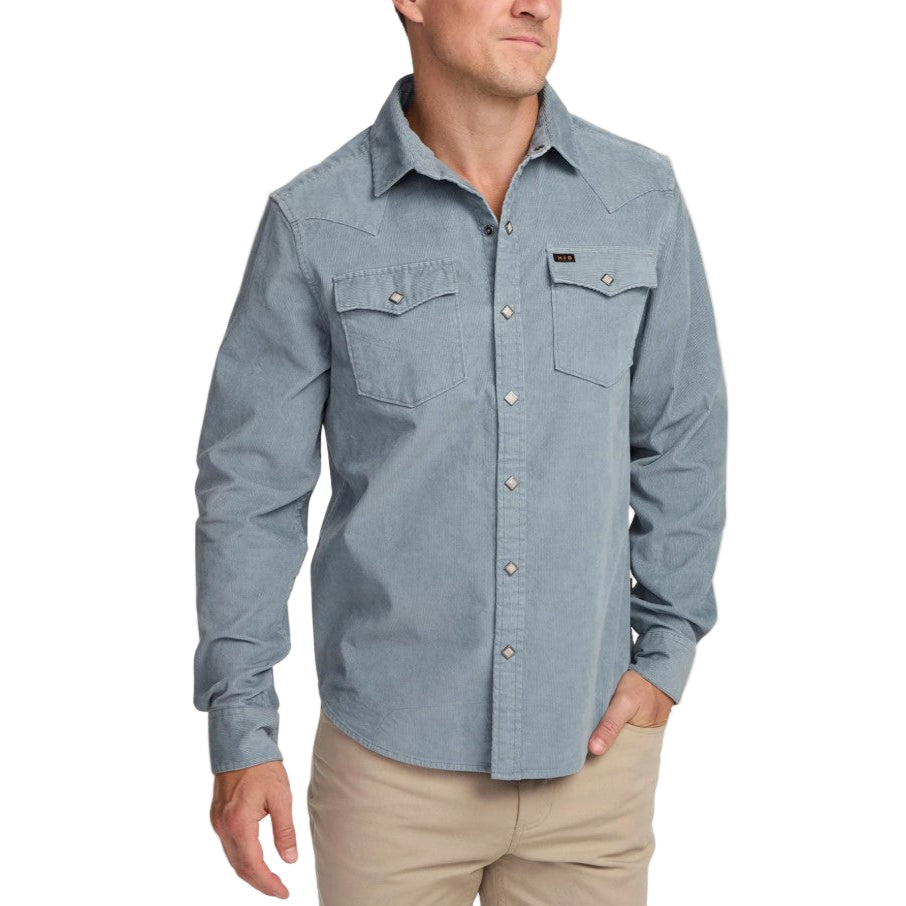 Howler Brothers Banning Corduroy Snapshirt, view 2