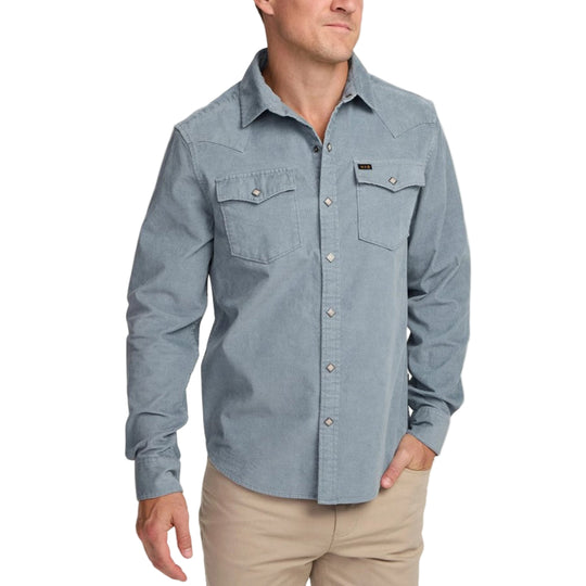 Howler Brothers Banning Corduroy Snapshirt, view 2