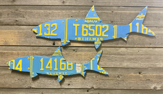 Cody's Fish 30" Bahamas Bonefish License Plate Art, view 3