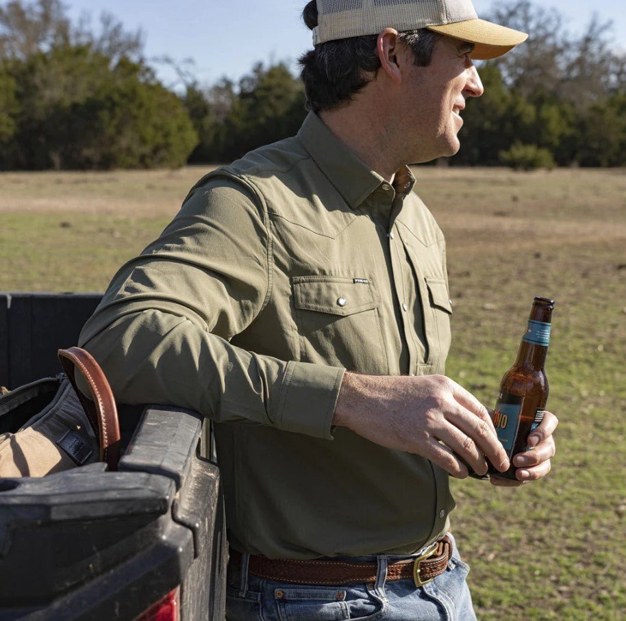 Poncho The Brazos Long Sleeve Shirt, view 2