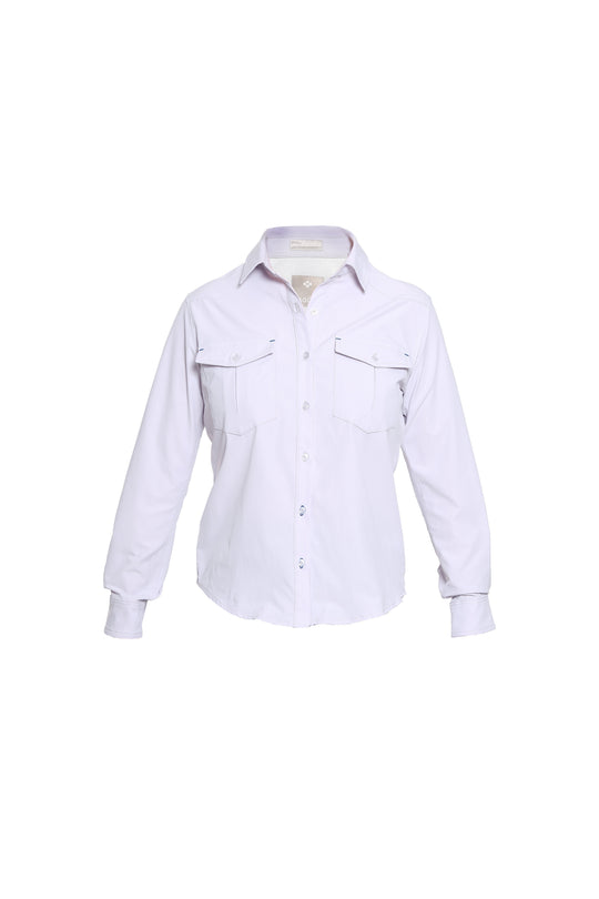 Soča The Button Down, Cloud/Blue, front view