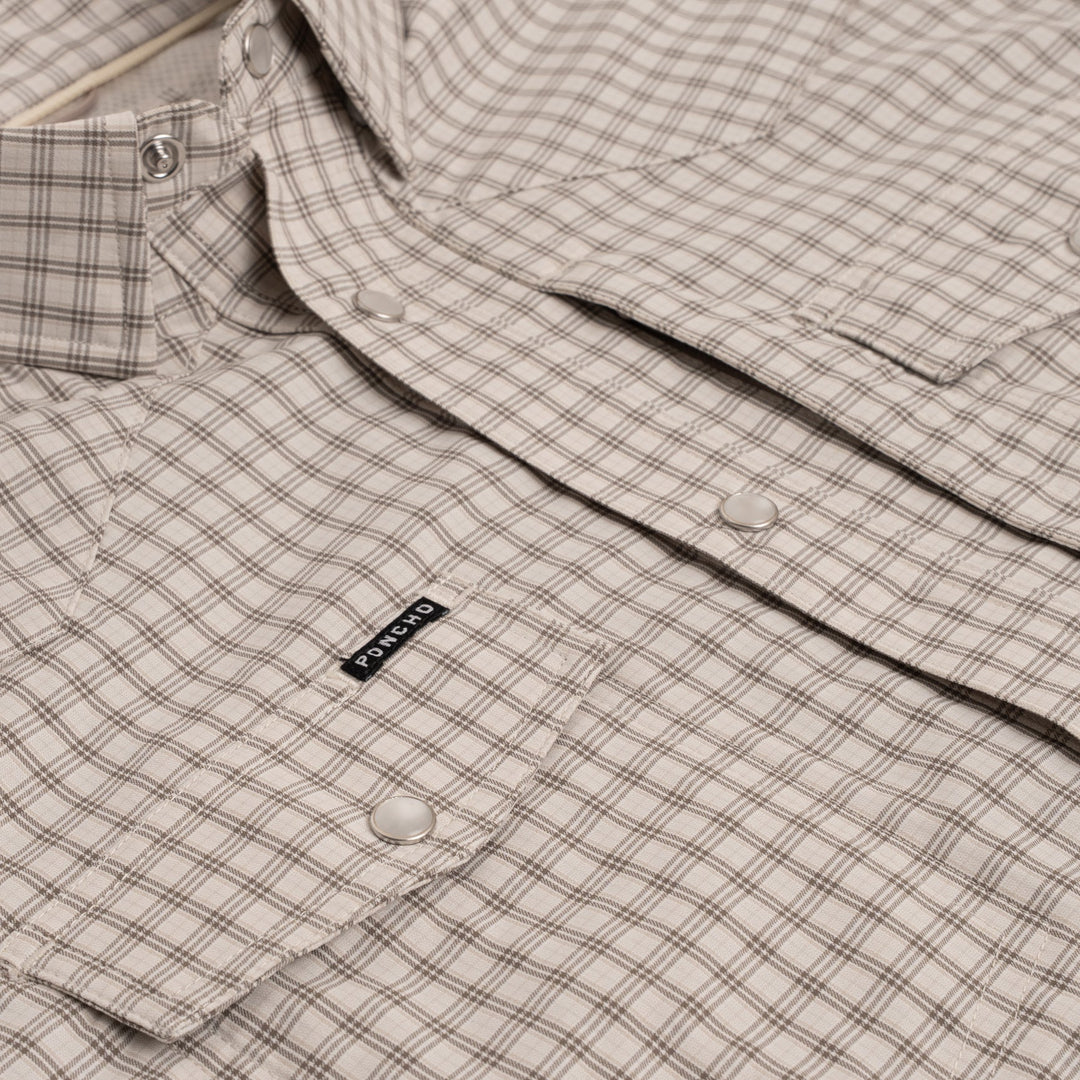 Poncho The Guthrie Long Sleeve Shirt, Childress, detail