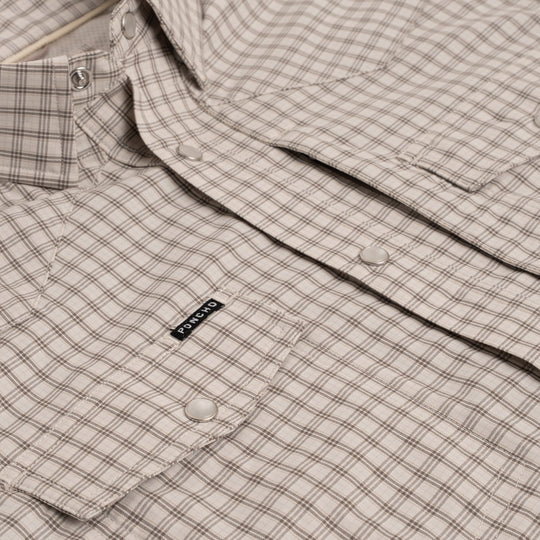 Poncho The Guthrie Long Sleeve Shirt, Childress, detail