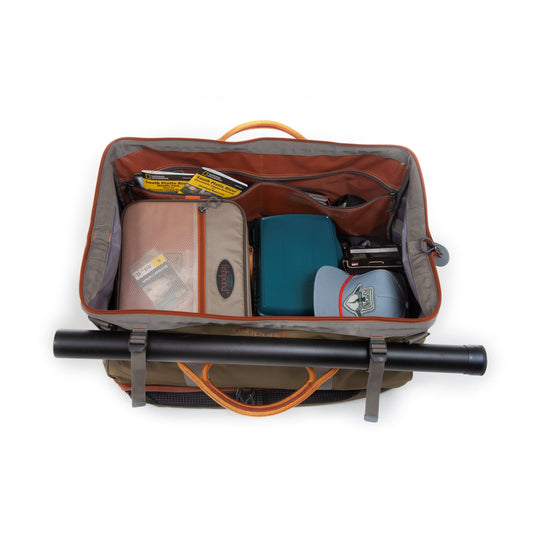 Fishpond Cimarron Wader/Duffel Bag, shown open