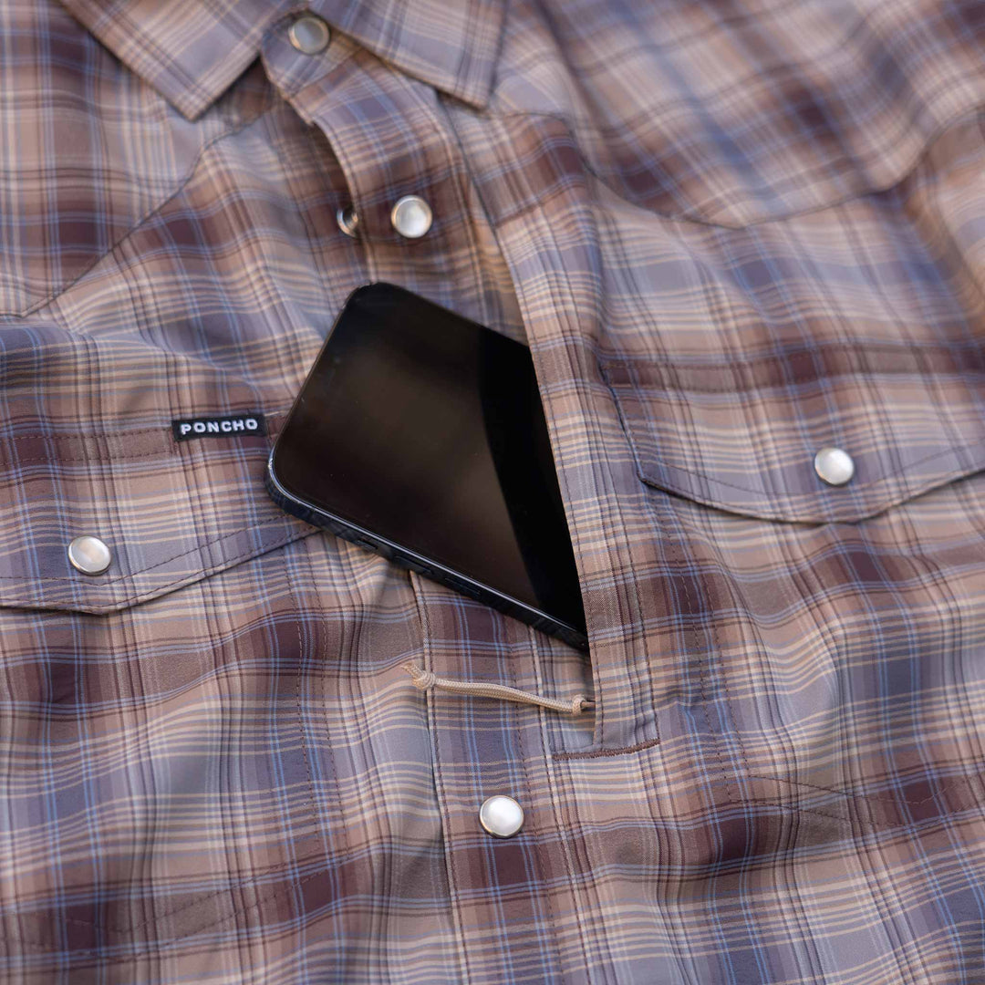 Poncho The Dalhart Short Sleeve Shirt, close-up