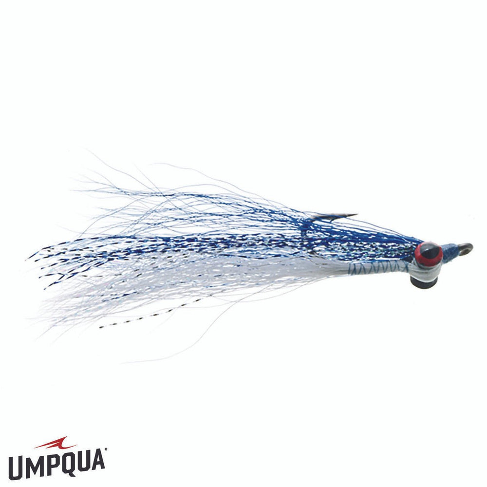 Tailwaters Flies Clouser Minnow, Blue/White