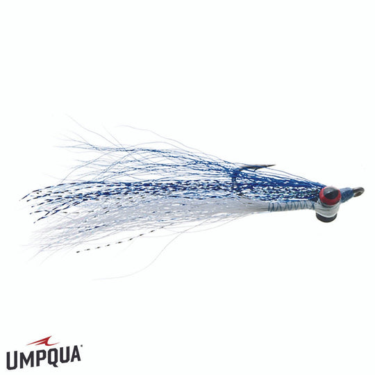 Tailwaters Flies Clouser Minnow, Blue/White
