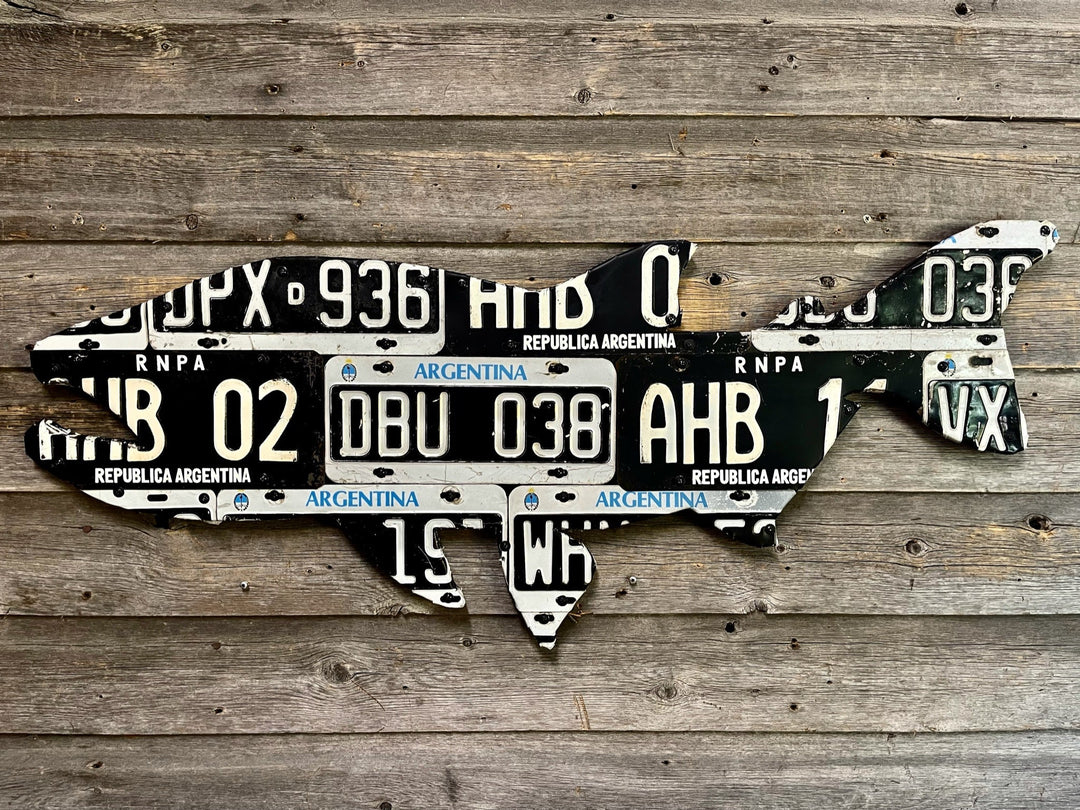 Cody's Fish Argentina Golden Dorado License Plate Art