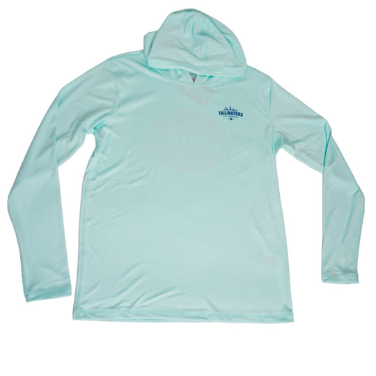 Tailwaters Fly Fishing Kids Classic Logo Sunshirt, view 7