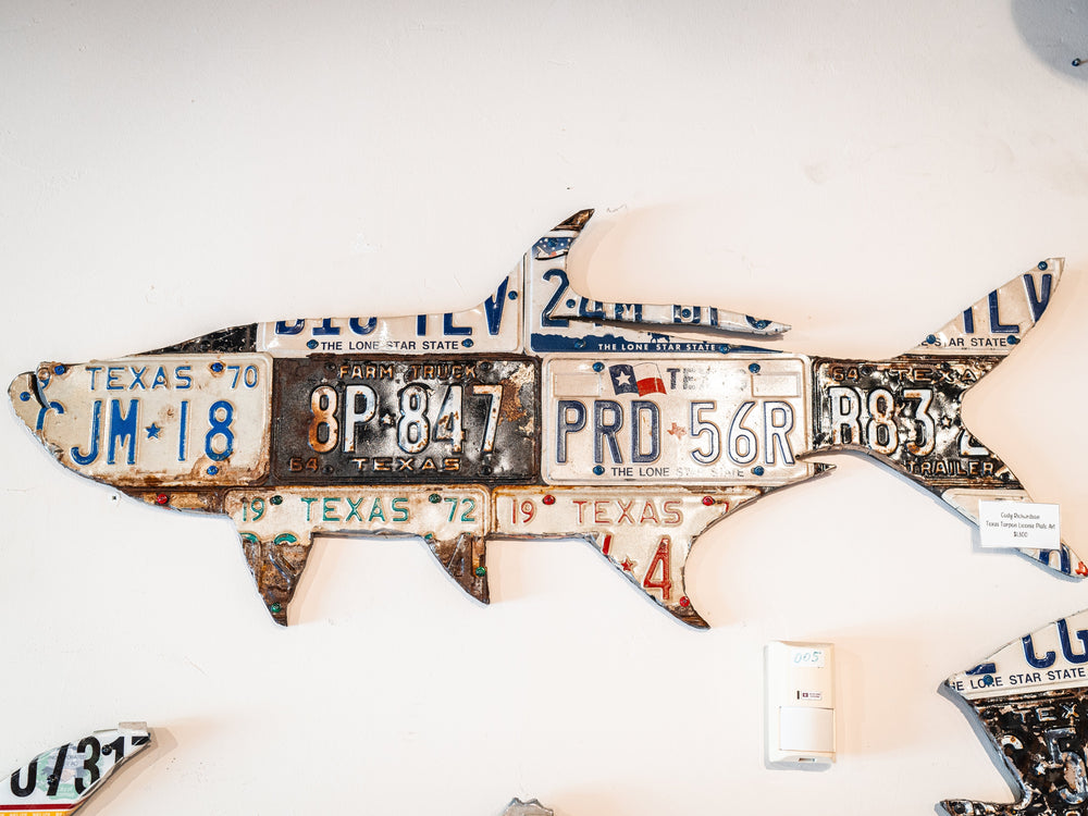 Cody Richardson Texas Tarpon License Plate Art, view 2