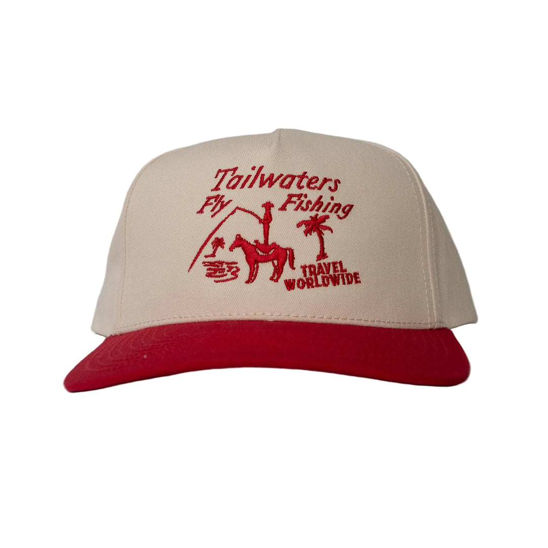 Tailwaters Fly Fishing Cowboy Angler Embroidered Hat