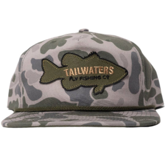 Tailwaters Fly Fishing Bass Patch Hat, view 2