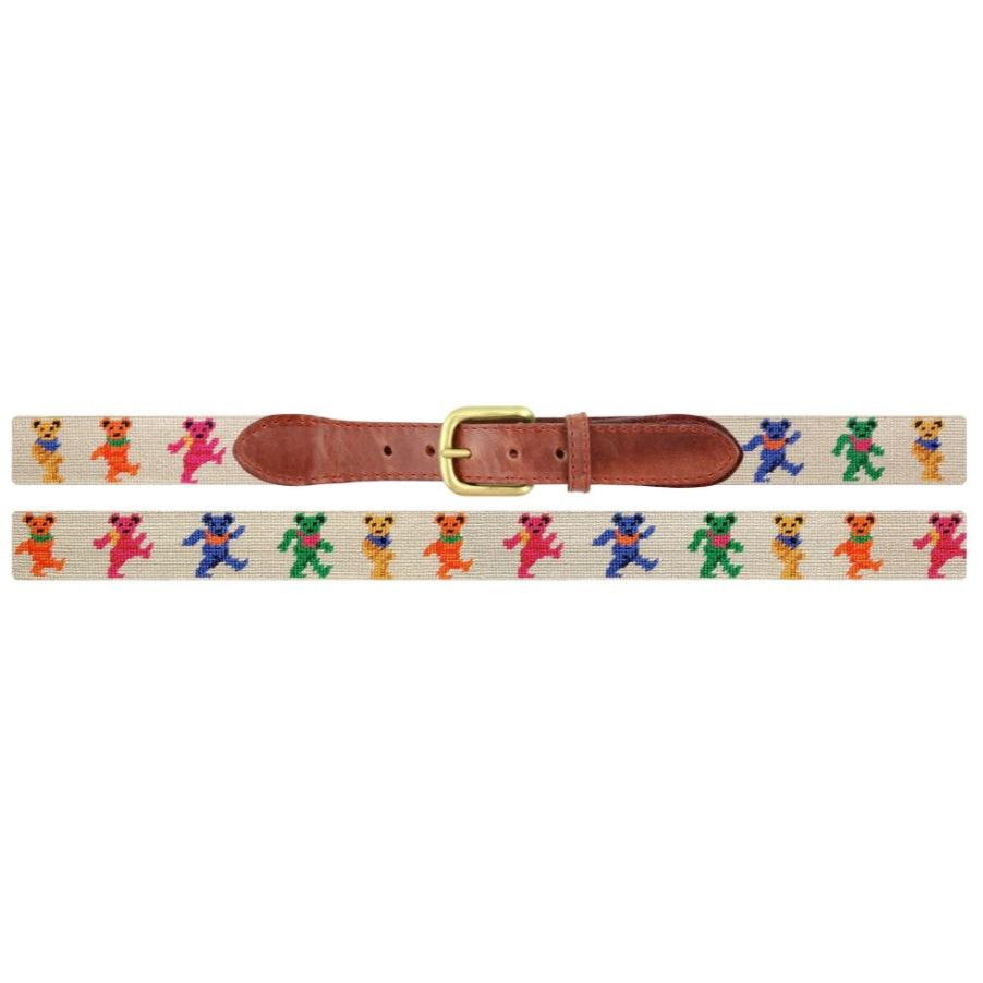 Smathers & Branson Dancing Bears Belt, Oatmeal, view 2