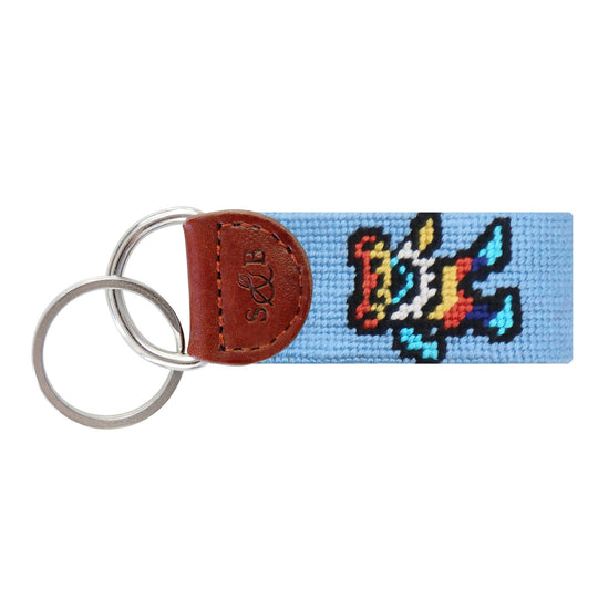 Smathers & Branson Dancing Bear Tie Dye Key Fob