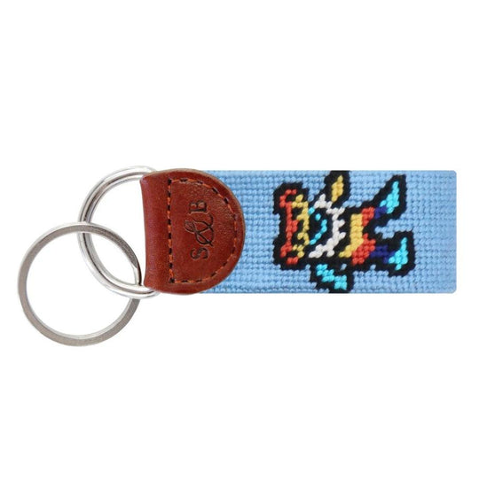 Smathers & Branson Dancing Bear Tie Dye Key Fob