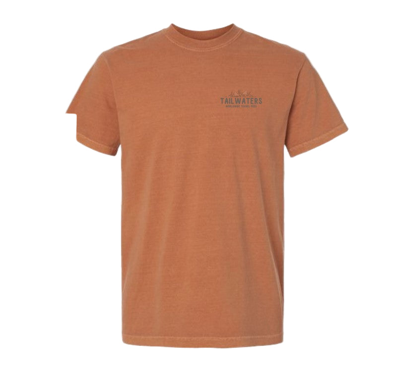 Tailwaters Fly Fishing Dock Life T-Shirt, front view