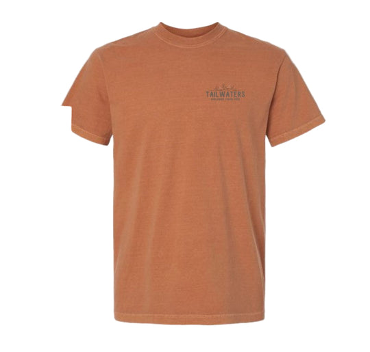 Tailwaters Fly Fishing Dock Life T-Shirt, front view