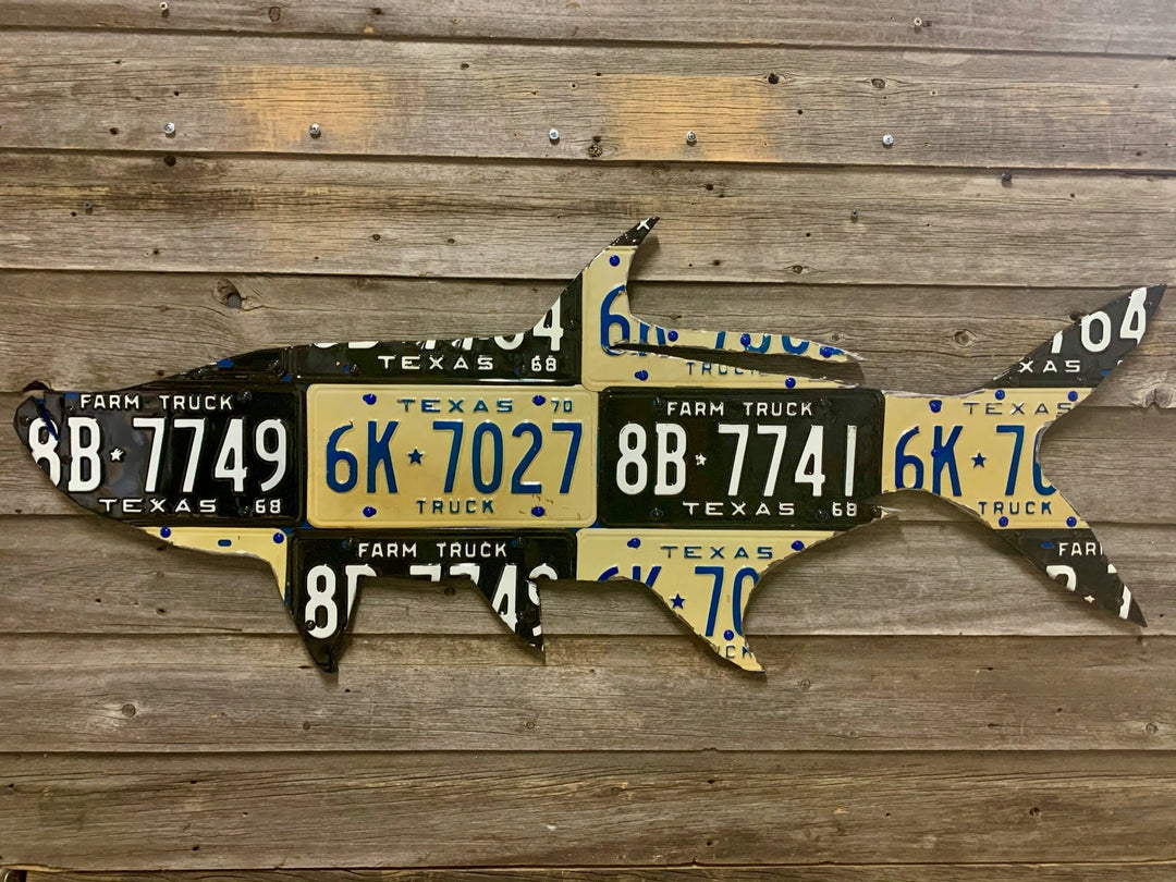 Cody's Fish Texas Tarpon License Plate Art