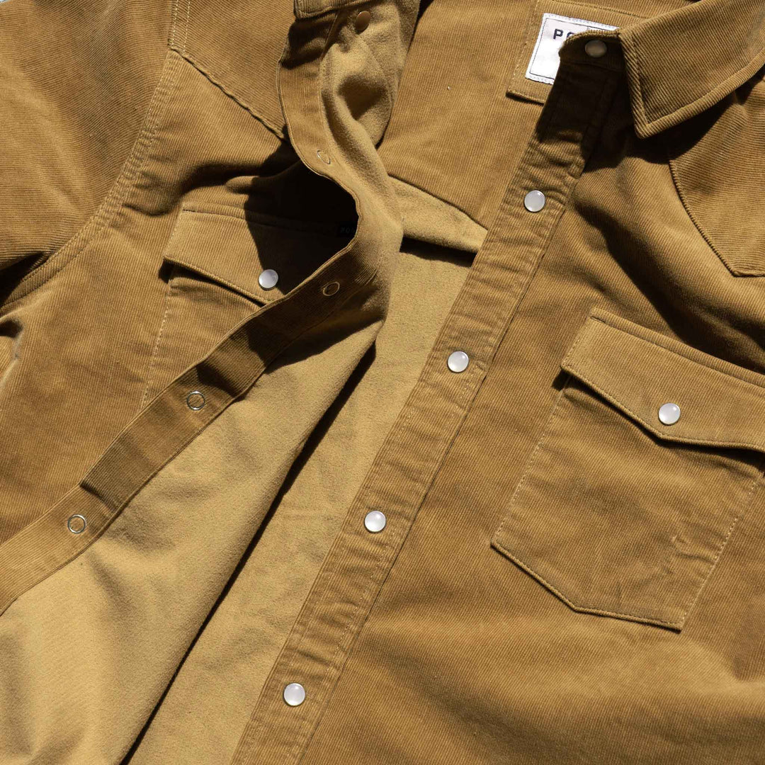 Poncho The Enfield Long Sleeve Shirt, close-up