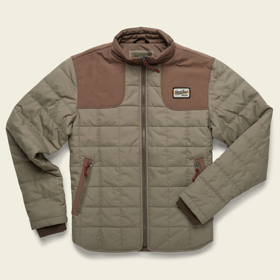 Howler Brothers Merlin Jacket, Merlin Mountain Green Teak, front view