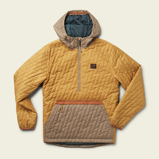 Howler Brothers Voltage Quilted Pullover, Sun Refractions, flat lay