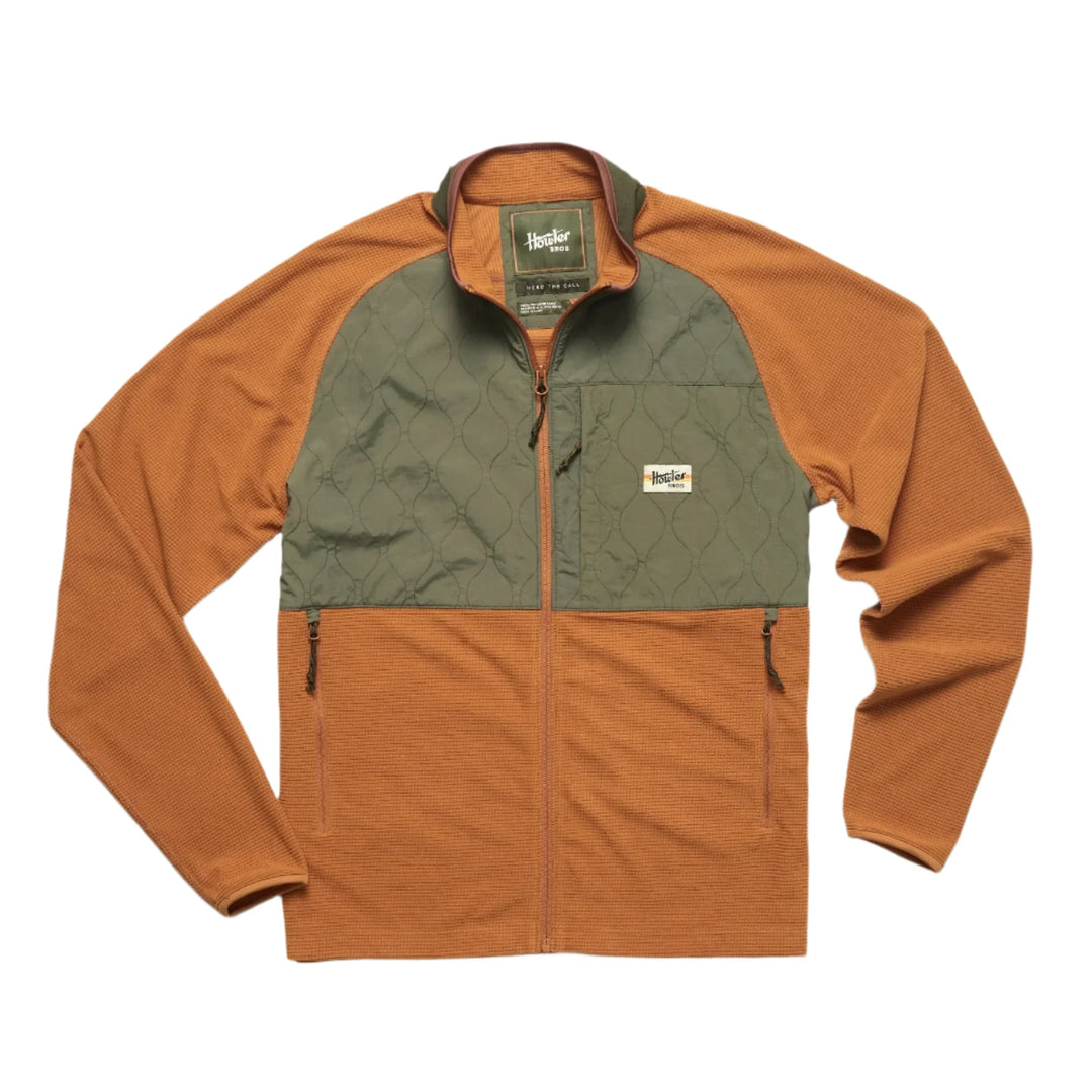 Howler Brothers Talisman Fleece Jacket, Adobe, front view
