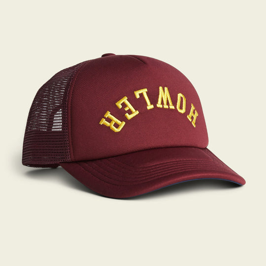 Howler Brothers Foam Dome, Howler University Burgundy, front view, view 2