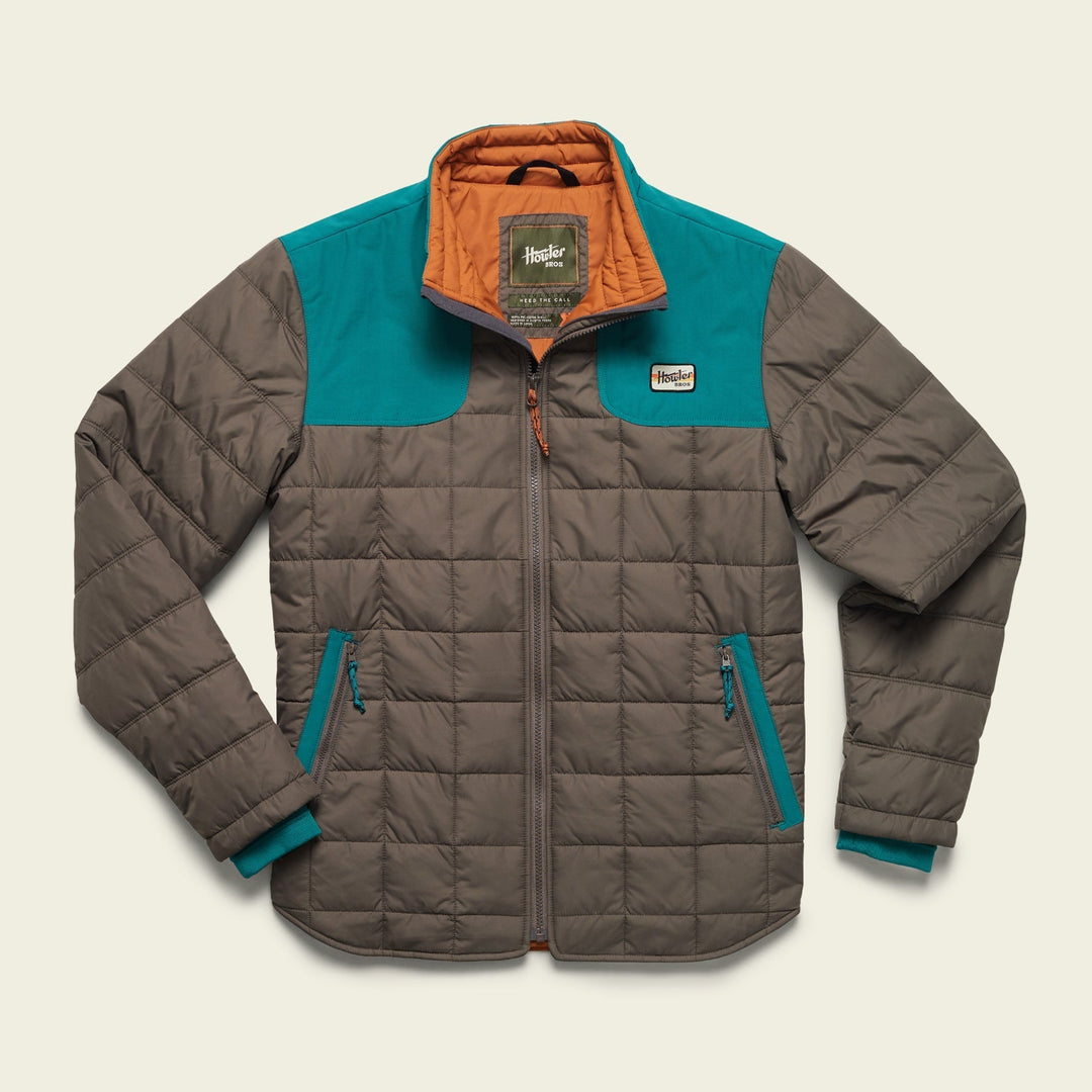Howler Brothers Merlin Jacket, Gravel Ultramarine, front view