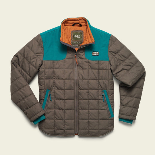 Howler Brothers Merlin Jacket, Gravel Ultramarine, front view
