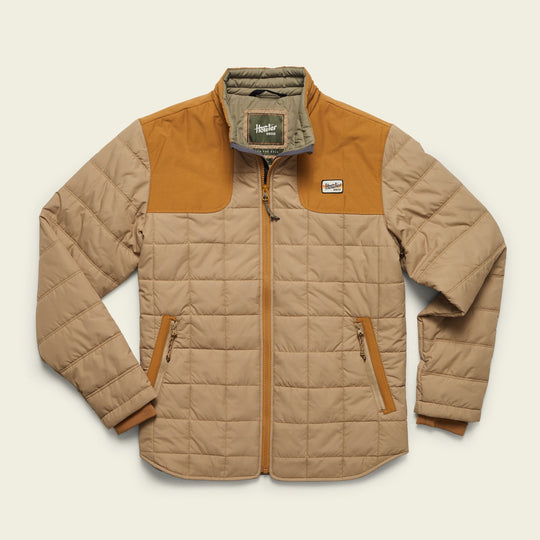 Howler Brothers Merlin Jacket, Khaki Camel, front view