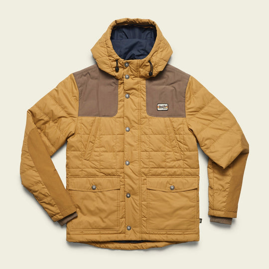 Howler Brothers Spellbinder Parka, Buckskin Cocodrilo, front view