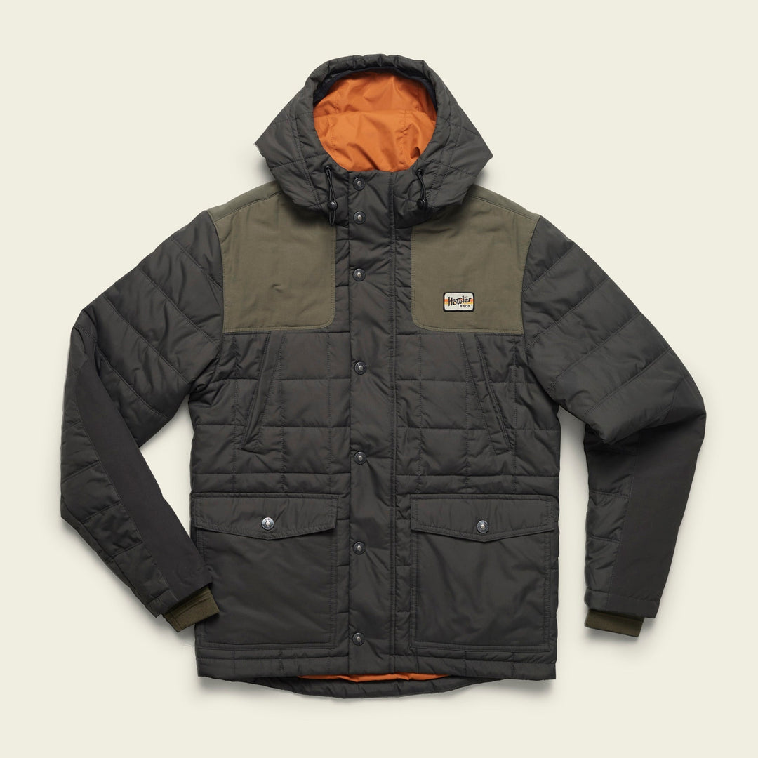 Howler Brothers Spellbinder Parka, Pavement Dove Grey, front view